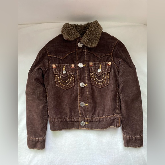 True Religion Other - Boys True Religion Brown JIMMY SHERPA Jacket